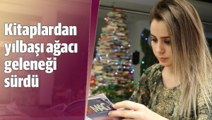 Kitaplardan yılbaşı ağacı geleneği sürdü