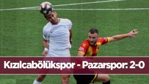 Kızılcabölükspor - Pazarspor: 2-0