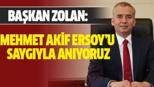 MEHMET AKİF ERSOY’U SAYGIYLA ANIYORUZ