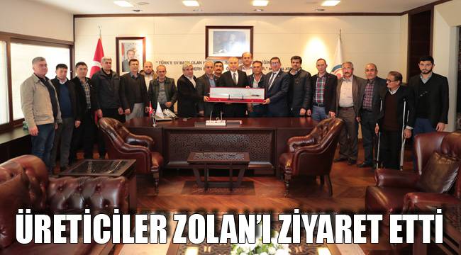 Üreticiler Zolan’ı ziyaret etti