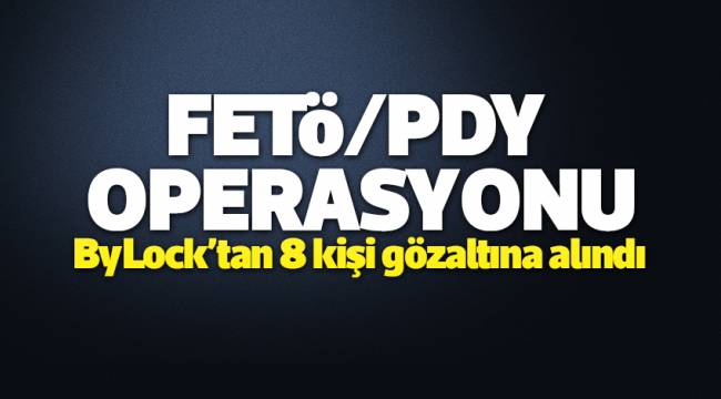 Uşak Merkezli Fetö/pdy Operasyonu