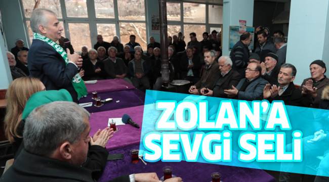 Acıpayam'da Başkan Osman Zolan'a sevgi seli