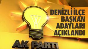 Ak Parti'nin Denizli adayları açıklandı
