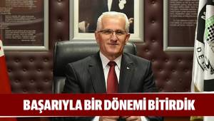 BAŞARIYLA BİR DÖNEMİ BİTİRDİK
