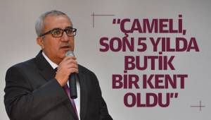 “ÇAMELİ, SON 5 YILDA BUTİK BİR KENT OLDU”