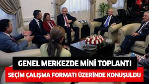 DENİZLİ CHP GENEL MERKEZDE MİNİ BİR TOPLANTI YAPTI