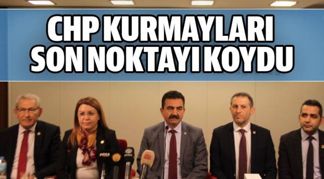 Denizli'de CHP kurmayları son noktayı koydu