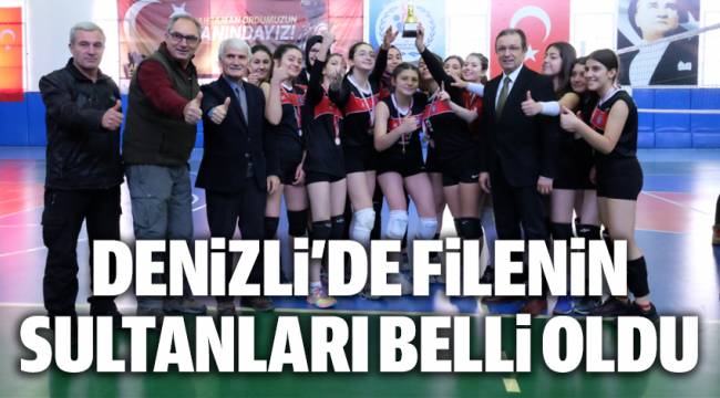 Denizli’de filenin sultanları belli oldu