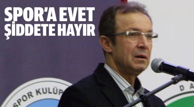 DENİZLİLİ AMATÖRLERDEN SPORA EVET, ŞİDDETE HAYIR!