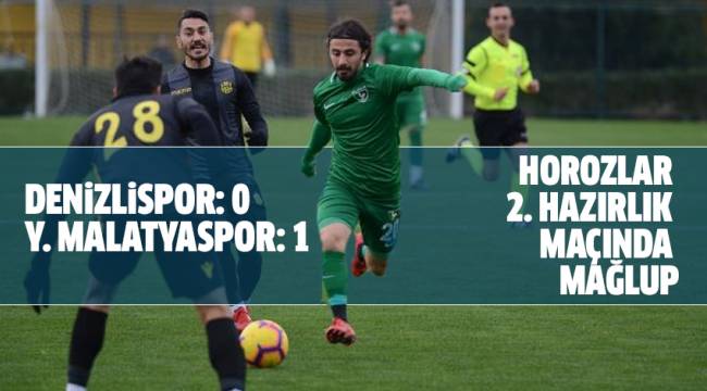 Denizlispor, Malatyaspor ile karşı karşıya geldi.