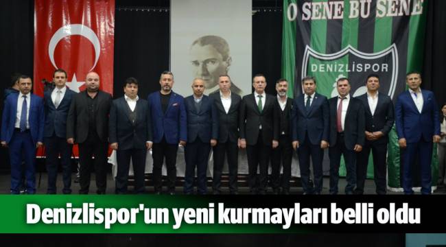 Denizlispor'un yeni kurmayları belli oldu