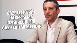 Gazetecilerin emeklerine saygı, düşüncelerine özgürlük diliyoruz