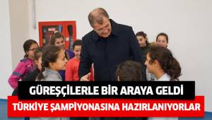 GÜRCAN GÜVEN GÜREŞ KULÜBÜ SPORCULARI İLE BİR ARAYA GELDİ