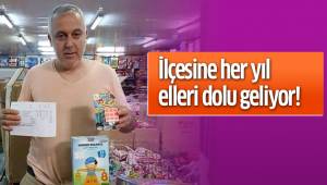 İlçesine her yıl elleri dolu geliyor