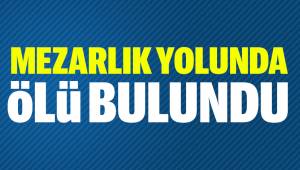 MEZARLIK YOLUNDA ÖLÜ BULUNDU