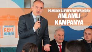 PAMUKKALE BELEDİYESİ’NDEN ANLAMLI KAMPANYA