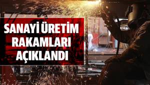 SANAYİ ÜRETİM RAKAMLARI AÇIKLANDI