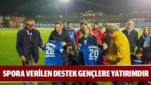 SPORA VERİLEN DESTEK GENÇLERE YATIRIMDIR