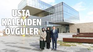 USTA KALEMDEN MERKEZ KÜTÜPHANE’YE ÖVGÜ