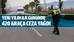 Yılın ilk denetiminde 420 sürücüye ceza