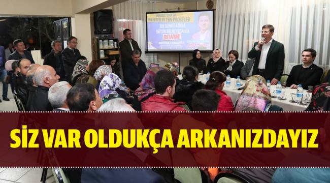 Başkan Subaşıoğlu'na hemşerilerinden tam destek