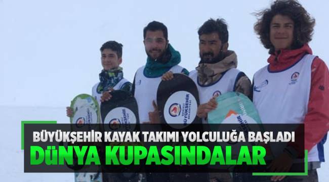 Büyükşehir Kayak Takımı Dünya Kupası’nda