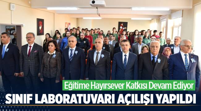 Eğitime Hayırsever Katkısı Devam Ediyor
