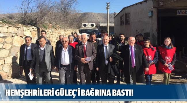 HEMŞEHRİLERİ GÜLEÇ’İ BAĞRINA BASTI!