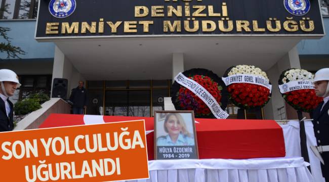 Kansere yenik düşen polis memuru Hülya Özdemir son yolculuğuna uğurlandı
