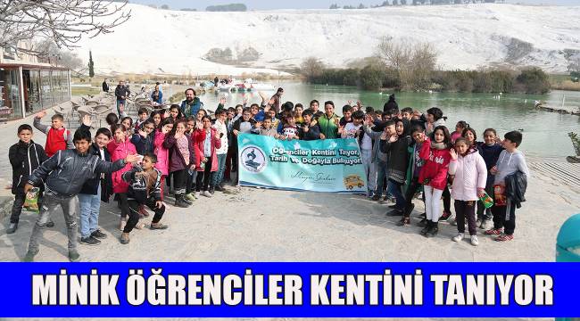 MİNİK ÖĞRENCİLER KENTİNİ TANIYOR