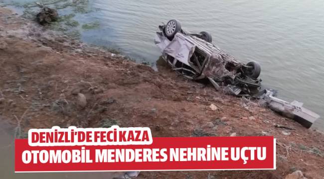 Otomobil nehre uçtu: 2 ölü, 2 yaralı