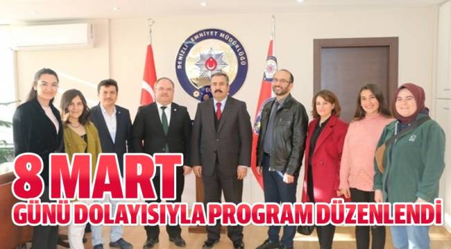 8 Mart dolasıyla program düzenlendi
