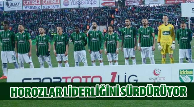 Abalı Denizlispor ligde liderliğini sürdürüyor