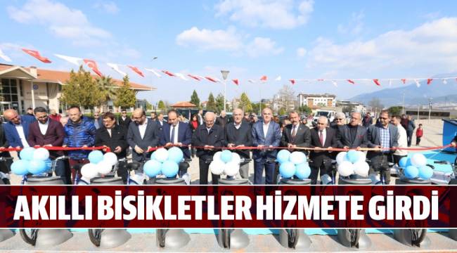AKILLI BİSİKLET HİZMETE GİRDİ