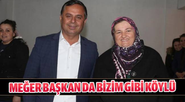 BAŞKAN İLE GÖZ GÖZE GELEN İKİ ÇOCUK ANNESİ KADIN BÖYLE KONUŞTU