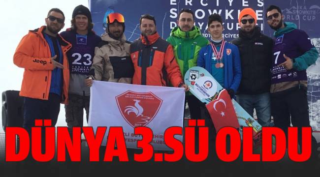 Büyükşehir sporcusu 16 yaşında Dünya 3'üncüsü oldu