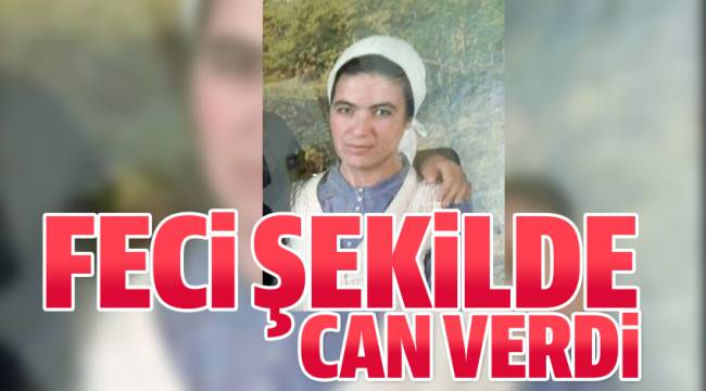 ÇAPA MAKİNASINA SIKIŞAN KADIN FECİ ŞEKİLDE CAN VERDİ