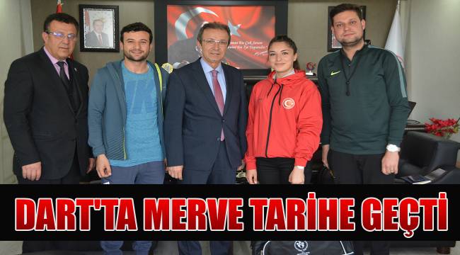 DART'TA MERVE TARİHE GEÇTİ