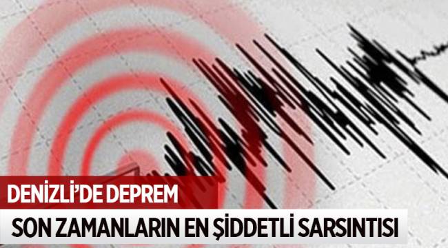 DENİZLİ'DE DEPREM 5,7