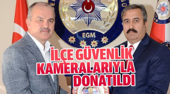 İlçe güvenlik kameraları ile donatıldı, 726 olan olay sayısı, 448'e düştü