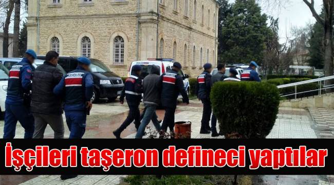 İşçileri taşeron defineci yaptılar
