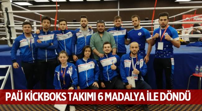PAÜ KİCKBOKS TAKIMI 6 MADALYA İLE DÖNDÜ
