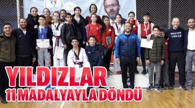 YILDIZLAR 11 MADALYAYLA DÖNDÜ