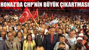 CHP'DEN HONAZ'DA GÖVDE GÖSTERİSİ