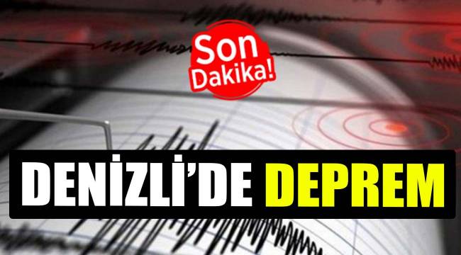 Denizli'de deprem!