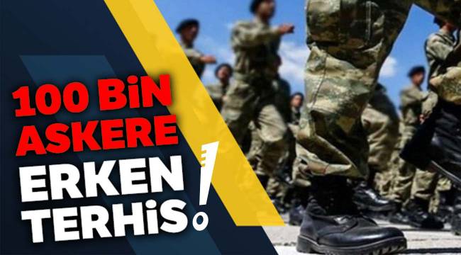 Kışlalarda erken terhis mutluluğu