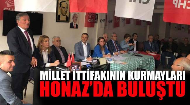Millet İttifakının kurmayları Honaz'da buluştu