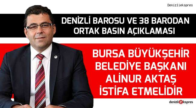38 Barodan ortak basın açıklaması