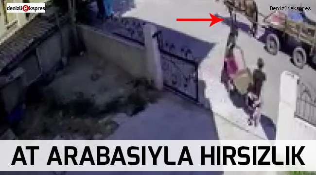 At arabasıyla hırsızlık!