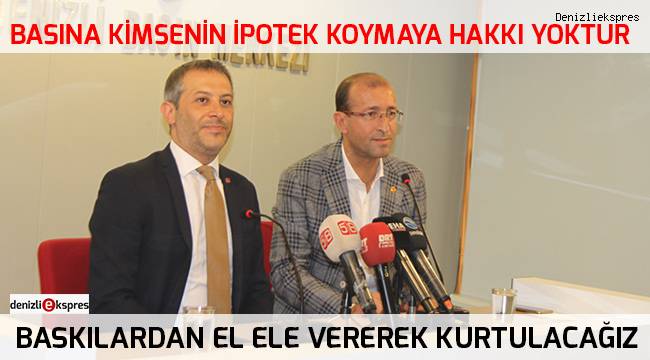 ''Baskılardan el ele vererek kurtulacağız''